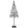 Sapin de Noël blanc Blanc PVC 150 cm Sapin de Noël blanc 