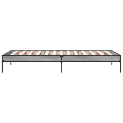 Cadre de lit sans matelas sonoma gris 90x190 cm 