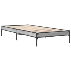 Cadre de lit sans matelas sonoma gris 90x190 cm 