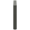 Pieds de table basse en U 2 pièces Anthracite 60 x (42-43) cm Acier 