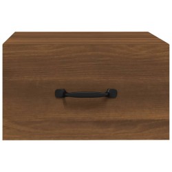 Tables de chevet murales 2 pcs Chêne marron 35x35x20 cm  