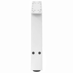 Pieds de table basse en forme de A, 2 pièces, blanc, 60 x (30-31) cm, acier 