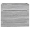Armoire de lavabo Sonoma gris 60x38,5x48 cm Bois d'ingénierie 