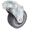 12 pcs Roulettes pivotantes à trou de boulon 50 mm 