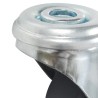 12 pcs Roulettes pivotantes à trou de boulon 50 mm 