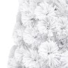 Arbre de Noël artificiel pré-éclairé blanc 120 cm fibre optique 