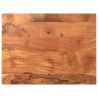 Dessus de table 70x60x2,5 cm rectangulaire bois massif d'acacia 