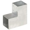 Connecteurs de poteau 4pcs Forme en L Métal galvanisé 101x101mm 