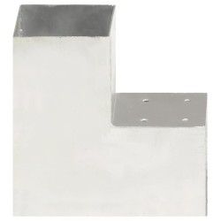 Connecteurs de poteau 4pcs Forme en L Métal galvanisé 101x101mm 