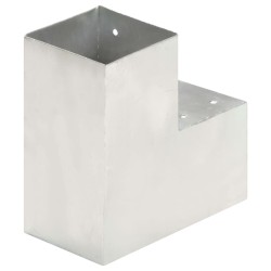 Connecteurs de poteau 4pcs Forme en L Métal galvanisé 101x101mm 