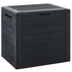 Boîte de stockage jardin Anthracite 58,5x46x55 cm Polypropylène 