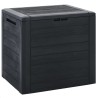 Boîte de stockage jardin Anthracite 58,5x46x55 cm Polypropylène 