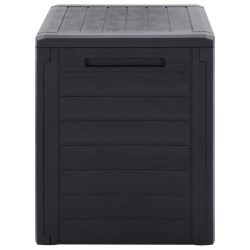 Boîte de stockage jardin Anthracite 58,5x46x55 cm Polypropylène 