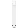 Pieds de table basse en forme de V, 2 pièces, blanc, 60 x (30-31,3) cm, acier 