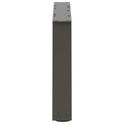 Pieds de table basse en forme de V, 2 pièces, anthracite, 60 x (30-31,3) cm, acier 
