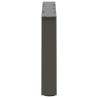 Pieds de table basse en forme de V, 2 pièces, anthracite, 60 x (30-31,3) cm, acier 