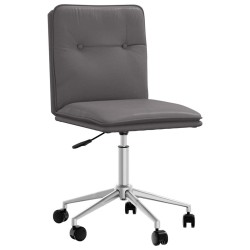 Chaise de salle à manger Gris Similicuir 