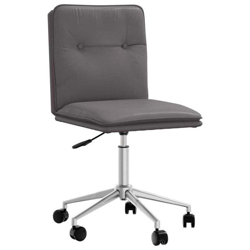 Chaise de salle à manger Gris Similicuir 