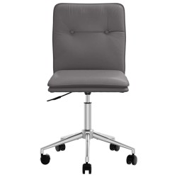 Chaise de salle à manger Gris Similicuir 