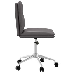 Chaise de salle à manger Gris Similicuir 