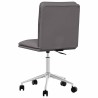 Chaise de salle à manger Gris Similicuir 