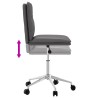 Chaise de salle à manger Gris Similicuir 