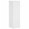 Supports pour plantes 2 pcs blanc 25x25x80 cm bois d'ingénierie 