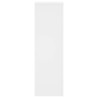 Supports pour plantes 2 pcs blanc 25x25x80 cm bois d'ingénierie 