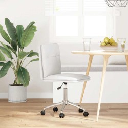 Chaise de salle à manger Blanc Similicuir 