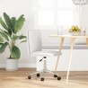 Chaise de salle à manger Blanc Similicuir 