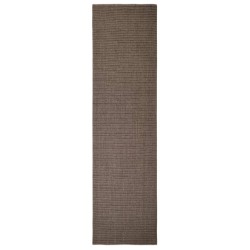 Tapis Sisal naturel 66x250 cm Marron 