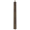 Pieds de table à manger en forme de V, 3 pièces, acier naturel, 100 x (72-73,3) cm 