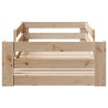 Cadre de lit sans matelas 100x200 cm bois massif de pin 