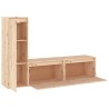 Meubles TV 3 pcs Bois massif de pin 