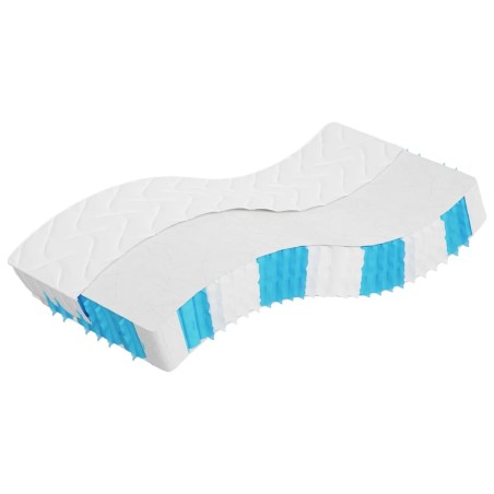 Matelas à ressorts ensachés dureté moyenne 90x190 cm 