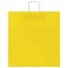 Sacs en papier 250 pcs avec poignées jaune 45x17x48 cm 