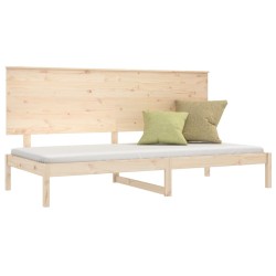 Lit de jour sans matelas 80x200 cm bois de pin massif 