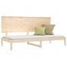 Lit de jour sans matelas 80x200 cm bois de pin massif 