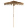 Parasol Tiki avec auvent en feuille de bananier 150 cm bambou 