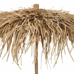 Parasol Tiki avec auvent en feuille de bananier 150 cm bambou 