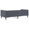 Lit de repos gris foncé 90x190 cm velours 