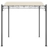 Auvent crème 2x2,3 m 180 g/m² tissu et acier 