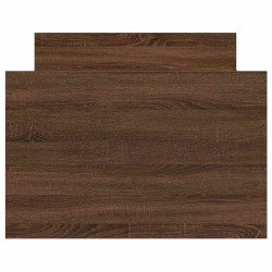 Cadre de lit sans matelas chêne marron 90x190 cm 