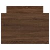 Cadre de lit sans matelas chêne marron 90x190 cm 