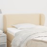 Tête de lit avec oreilles Crème 93x23x78/88 cm Tissu 