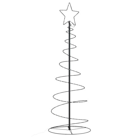 Sapin de Noël à LED 100 LED blanc chaud 150 cm 