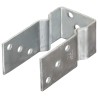 Piquets de clôture 12 pcs Argenté 7x6x15 cm Acier galvanisé 
