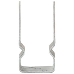 Piquets de clôture 12 pcs Argenté 7x6x15 cm Acier galvanisé 