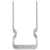 Piquets de clôture 12 pcs Argenté 7x6x15 cm Acier galvanisé 