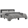 Cadre de lit sans matelas noir 150x200 cm 